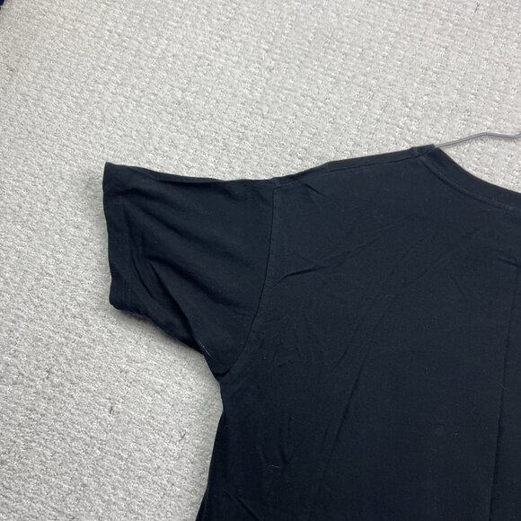 Vintage Hunting T-shirt Wanted Moose Graphic Tee Men Sz M Black Forest Camp - Picture 11 of 14